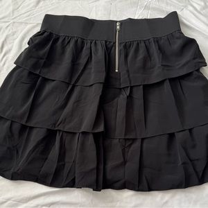 INC International Concepts Black Bubble Mini Skirt